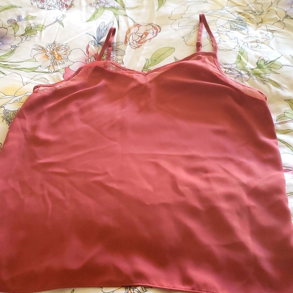 Nine West dust pink blouse Small